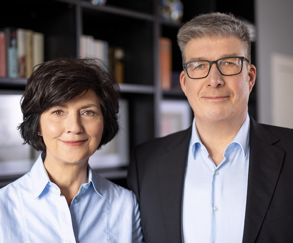 Foto: Portrait von Christa Krassa und Peter Kurz